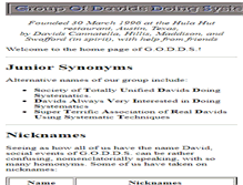Tablet Screenshot of godds.bembidion.org
